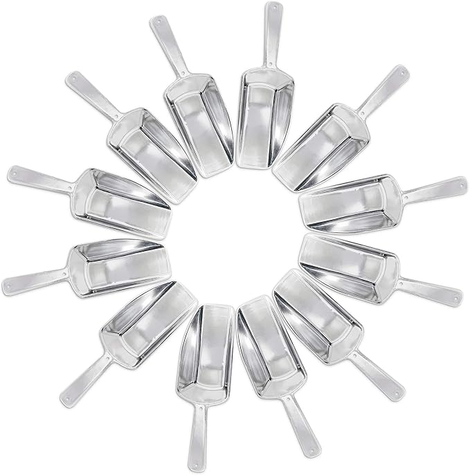 Super Z Outlet 5.5" Mini Acrylic Plastic Kitchen Scoops - Image 4