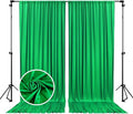 10 x 7 Feet Green Backdrop Curtain by ZEBMOON