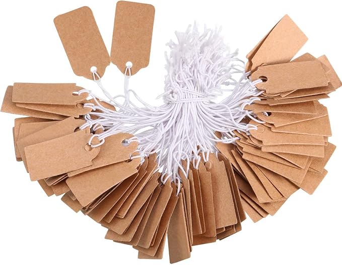 300 Pieces Kraft Price Tags by Outus