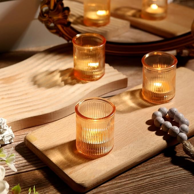 36pcs Gold Votive Candle Holders, Glass Tea Light Candle Holders - Image 7