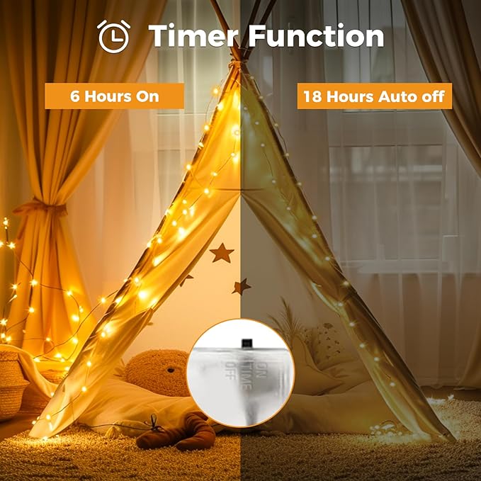 btfarm 10 Pack Fairy Lights Battery Operated - Image 2