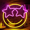 Smile Face Neon Sign, Wootfairy Led Neon Signs by wootfairy