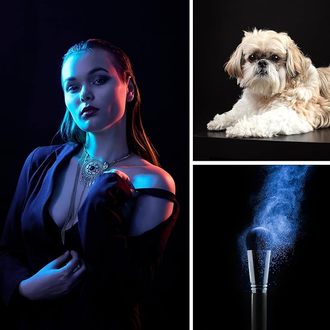 10X20ft Black Photo Backdrops for Photography, LCUIRC Two Rod Pocket Backdrops - Image 6