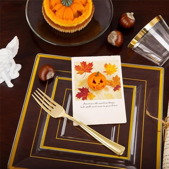 Festiva 350Pcs Clear Plastic Plates - Image 8