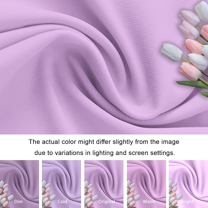 Purple Arch Cover 6ft Lavender Spandex Fitted Round Top Back Drop Covers Chiara - Image 7