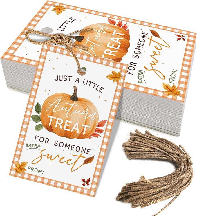 50pcs Thanksgiving Gift Tags by Aukolass