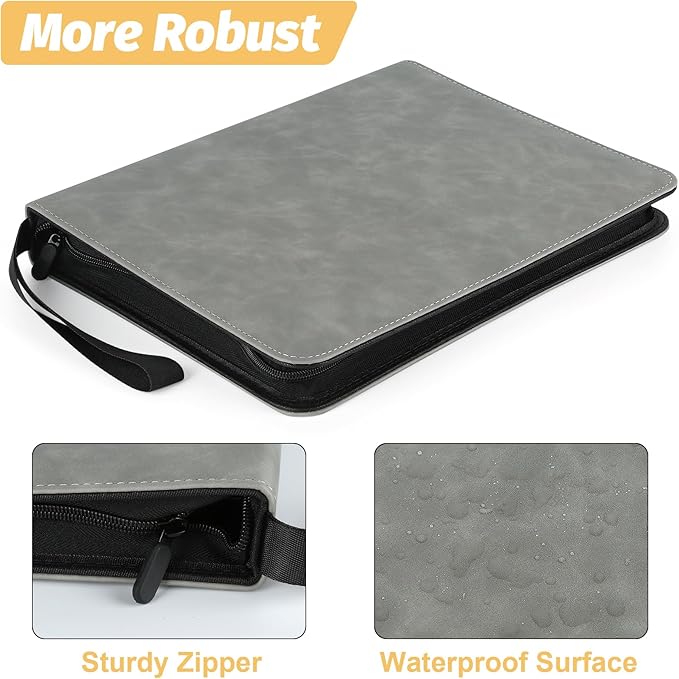 Trading Card Binder, Premium 9 Pocket Card Binder, 720 Double Sided Pocket PU - Image 2