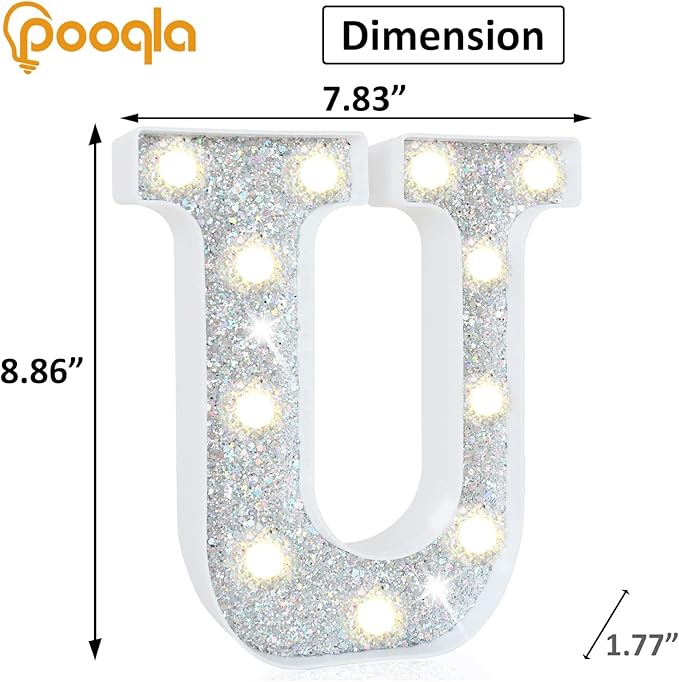 Pooqla Light Up Letters, LED Marquee Letters - Image 5