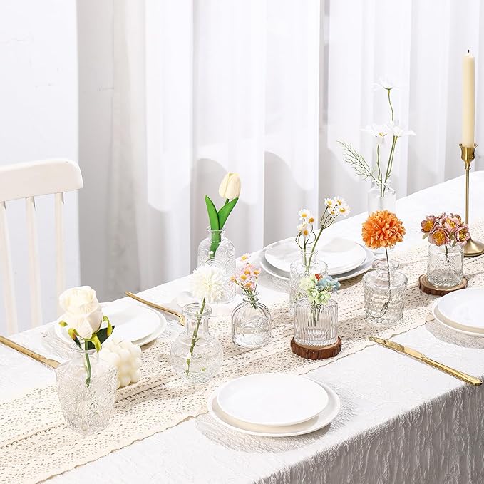 Bud Vases Set of 12, Small Glass Vases - Image 5