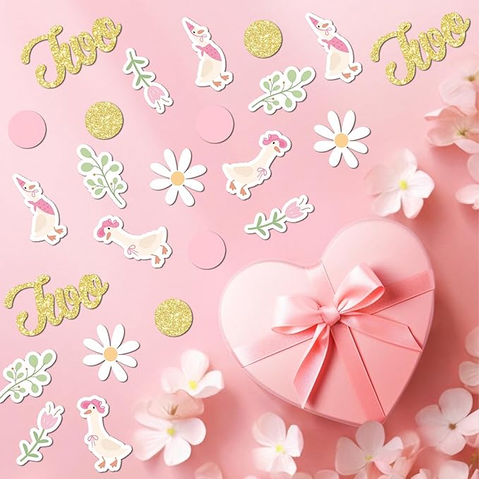 220PCS Two Silly Goose Birthday Decorations - Image 7