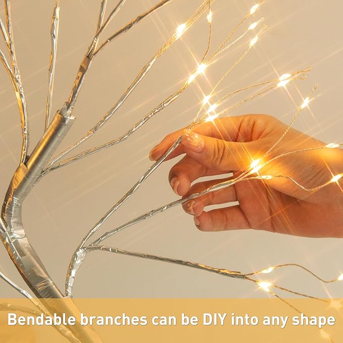 EAMBRITE Fairy Light Tree, 108 Led Light up Trees Decor Indoor, 8 Modes Fairy - Image 4