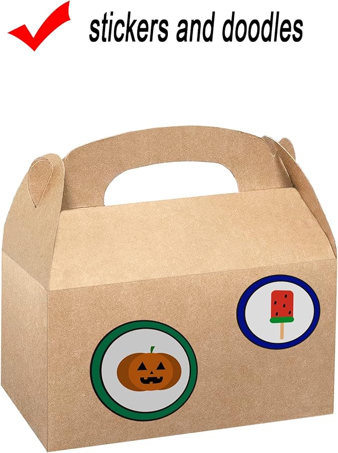 Xxcxpark 24 PCS Brown Kraft Gift Boxes 6.25x3.5x3.5, Decorative Party Favor - Image 5