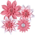 ADLKGG Paper Flower Fan Decorations, Tea Party, Spring Summer Party, Baby Shower by ADLKGG