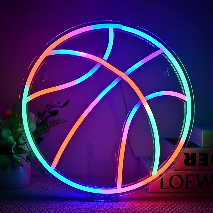 Wanxing Basketball Neon Sign by Wanxing