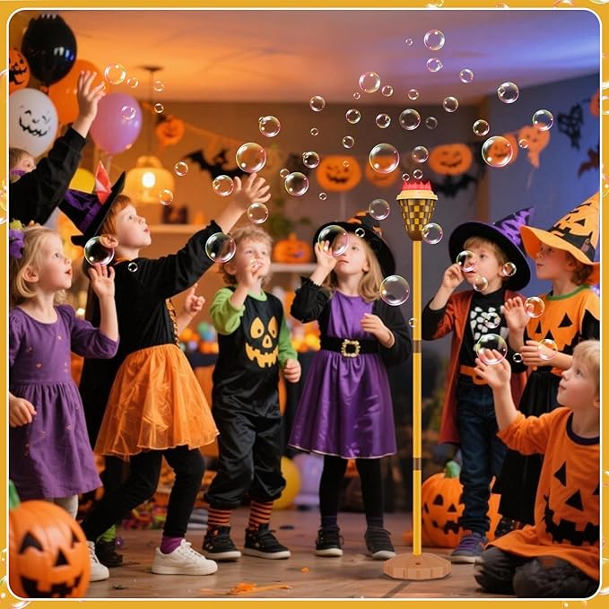Bubble Machine for Kids, Garden Lamp Bubble Toy - Image 6