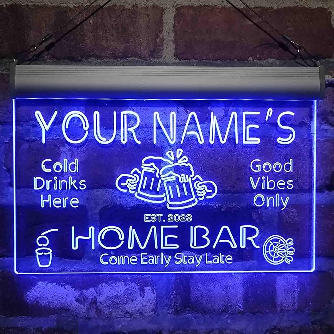 ADVPRO Personalized Your Name Custom Home Bar Beer Established Year Single - Image 2
