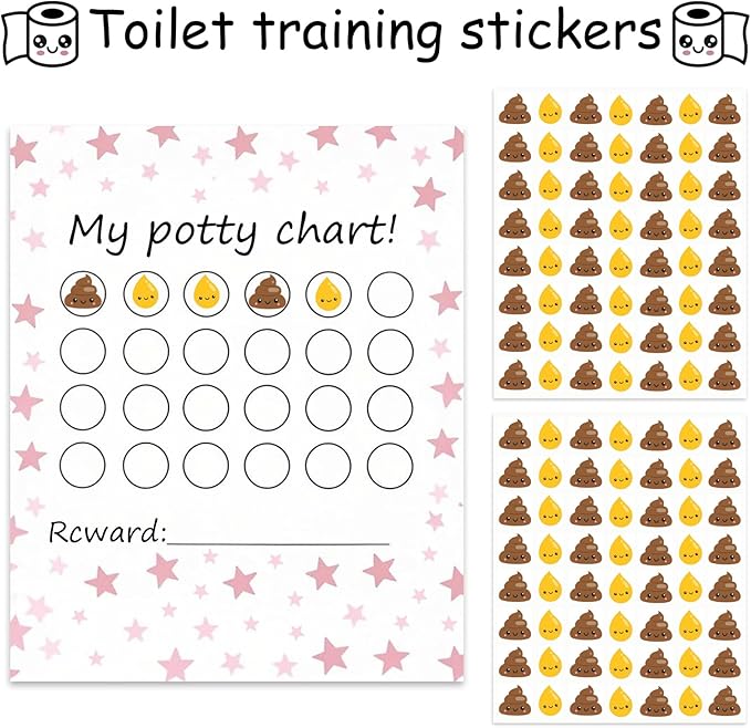 Stickers for Potty Training, 608 Pieces Sticker Party Favor Decorations Journal - Image 6