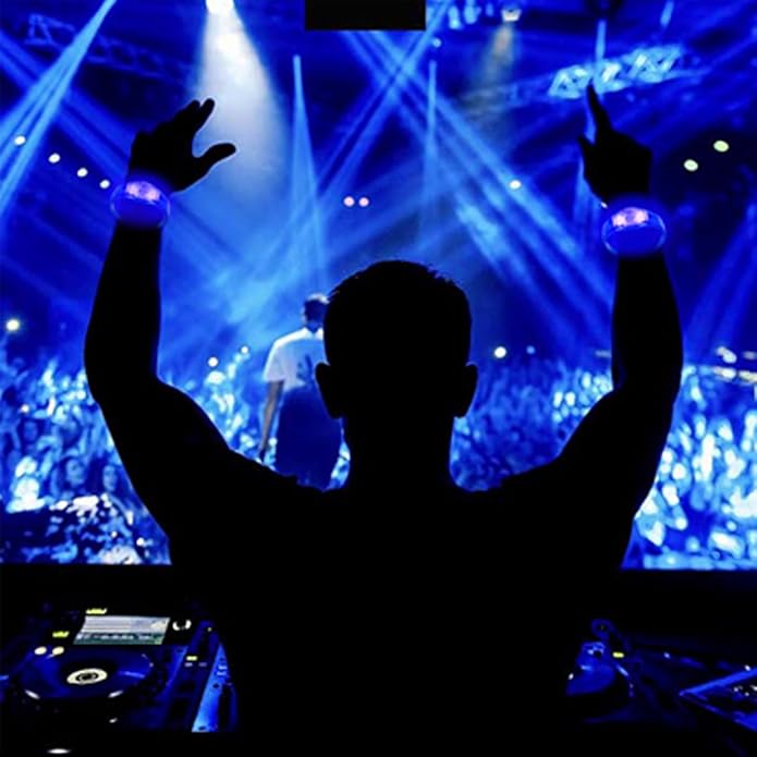 100 Pcs LED Bracelets Sound Activated - Image 6