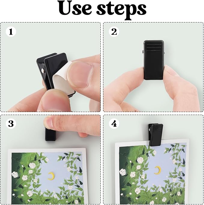50 Pcs Self Adhesive Clips, Wall Clips - Image 4
