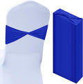 Kinlop 50 Pcs Spandex Chair Sashes Bows Chair Bands Slider Sashes by Kinlop