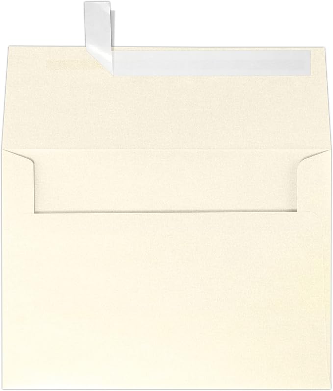 LUXPaper A7 Invitation Envelopes | Peel & Press | 5 1/4" x 7 1/4" | Champagne by LUXPaper
