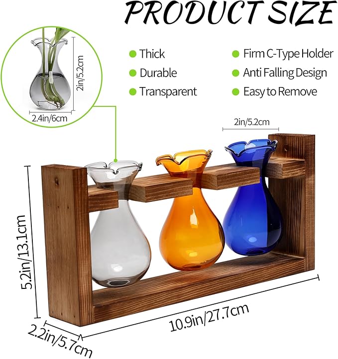 Plant Propagation Station Plant Terrarium Unique Birthday Gifts - Image 2