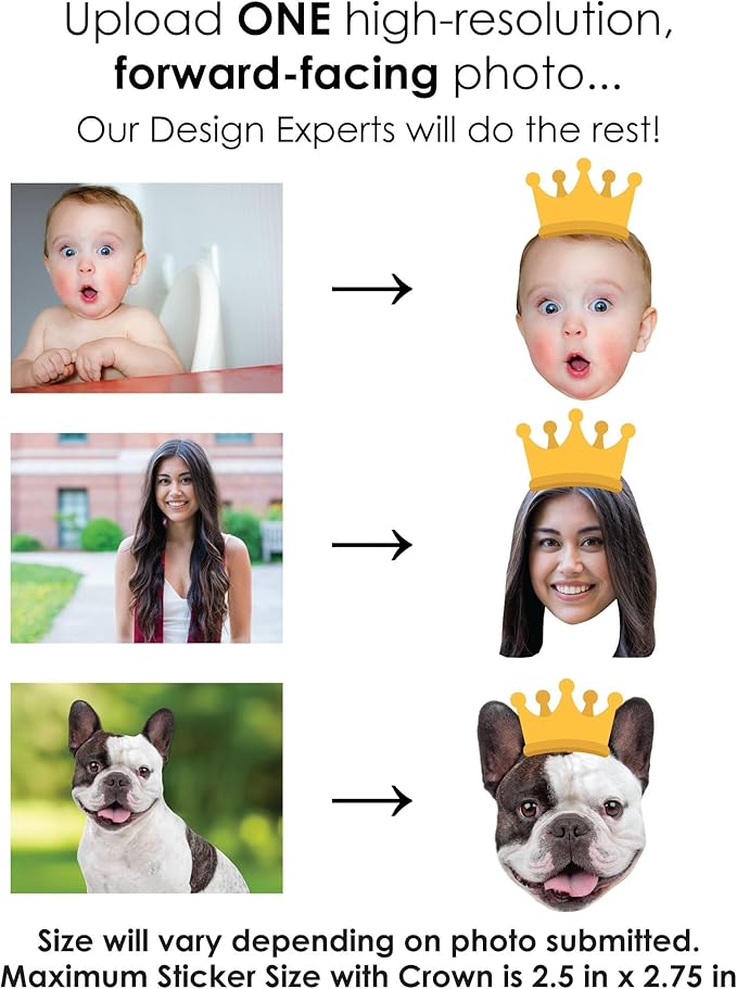 Big Dot of Happiness Custom Photo Crown - Image 3