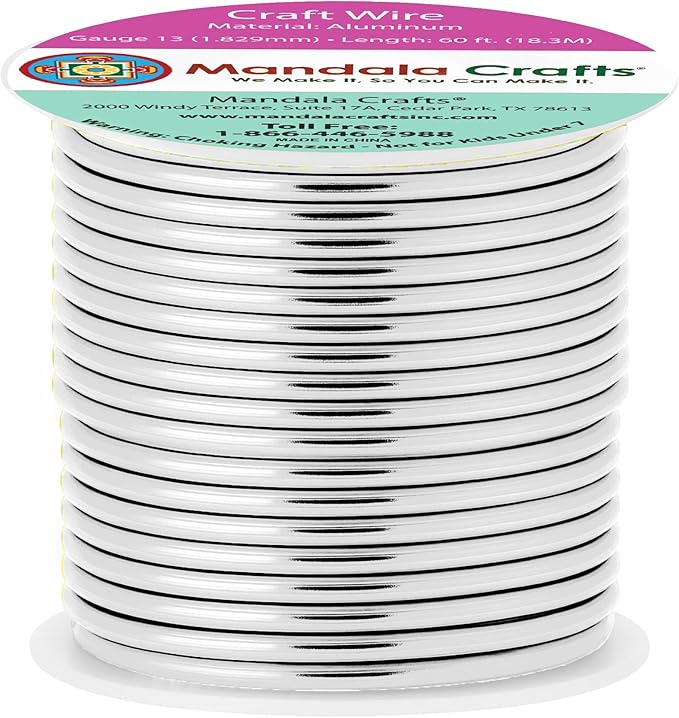 Mandala Crafts 13 Gauge Anodized Aluminum Craft Wire - Image 2