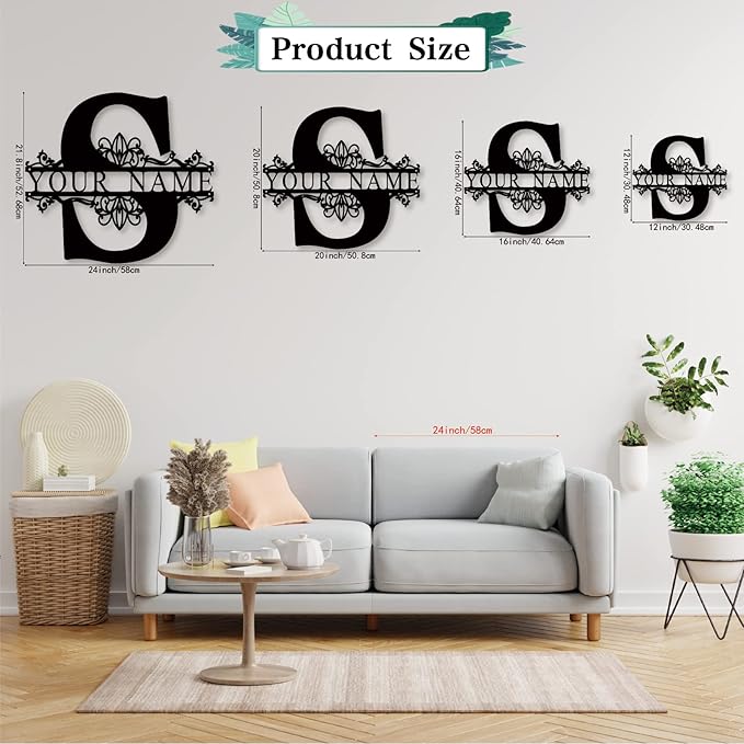 Personalized Metal Name Sign - Image 4
