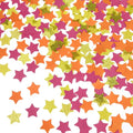 Hot Pink Orange and Gold Star Confetti Table Decoration by MOWO