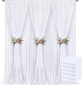 30x10ft Backdrop Curtains for Parties, 6 Panels 5x10ft Photography Backdrop by JKLUMI