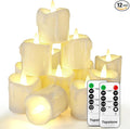 Topstone 12pcs Flickering Flameless Candles, Battery Operated LED Candles by Topstone