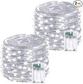 2 Pack 20FT 60LED Battery Operated Fairy Lights by BOSSERN