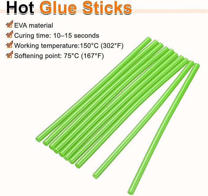 HARFINGTON 10pcs Hot Glue Sticks 0.28" Dia x 3.94" Long EVA Mini Hot Melt - Image 4