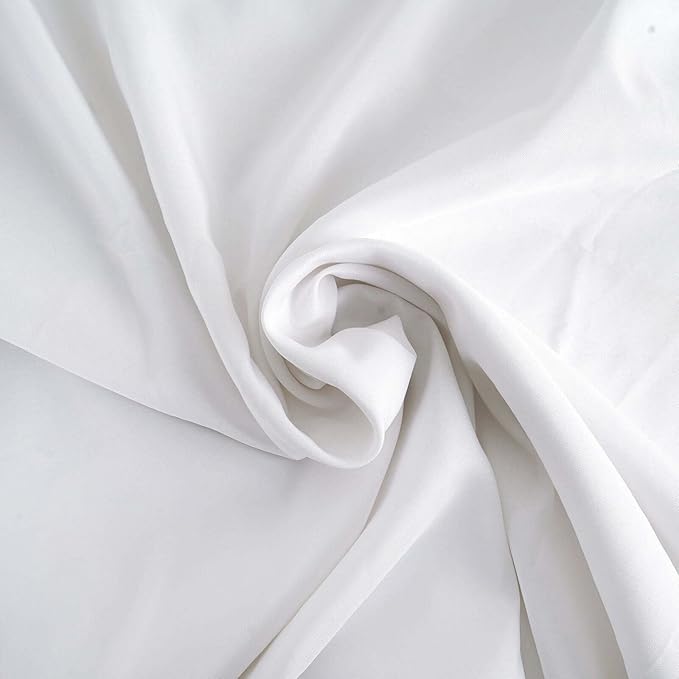Efavormart 54x54 White Wholesale Linens Seamless Polyester Square Linen - Image 3