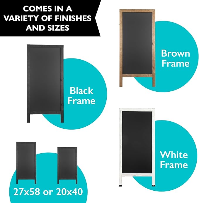 Ilyapa A-Frame Chalkboard Sidewalk Sign - Image 7