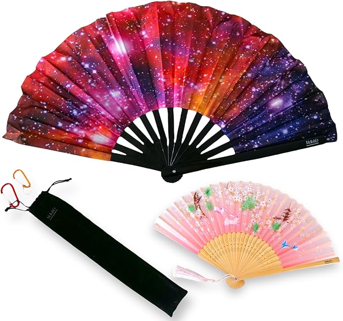 Rave Fan - Large Folding Fans - Galaxy Rave Accessories by MellohD