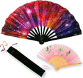 Rave Fan - Large Folding Fans - Galaxy Rave Accessories by MellohD