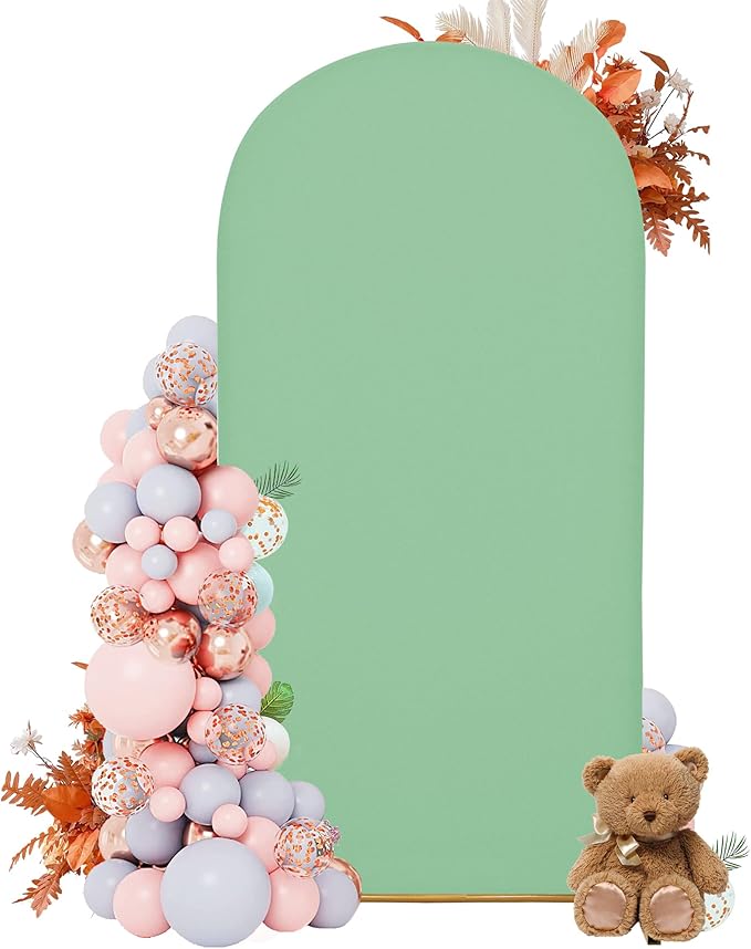 6.6FT Wedding Arch Covers Arch Backdrop Cover Arch Stand Covers Set Arch Cover by Unknown