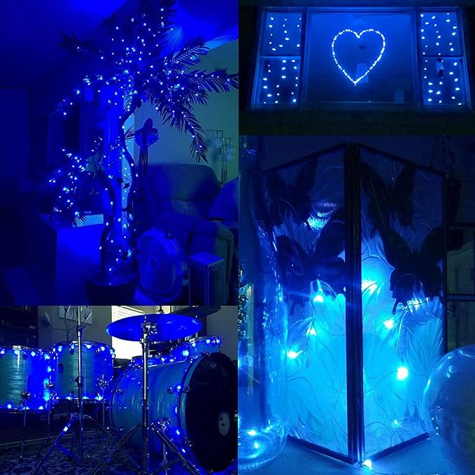 66Ft 200LED Fairy Lights Plug in, Waterproof String Lights Outdoor and Indoor 8 - Image 3