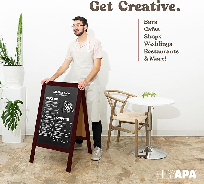 Ilyapa Wooden A-Frame Sign - Image 5
