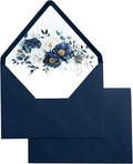 PONATIA 50PCS A7 Euro Flap Envelopes, 5.25 x 7.25'' Liner Envelope by ponatia