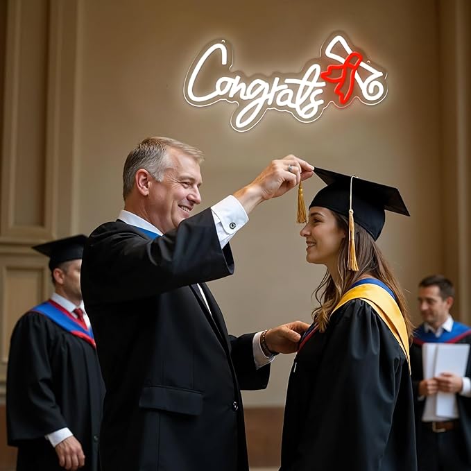Congrats Graduation Neon Sign - Image 6