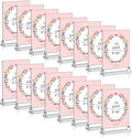 16 Pack 4x6 Clear Acrylic Sign Holders by Adboros