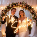 Custom Neon Sign for Wall Decor Personalized LED Neon Wedding Light Sign by HDJSIGN