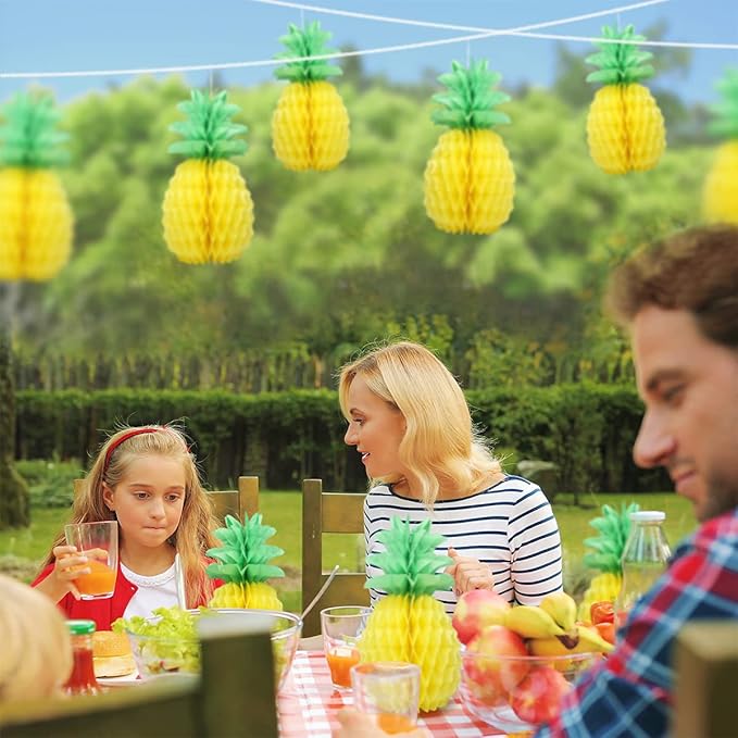 LYART 6 Pcs 14 Inch Pineapple Decorations - Image 2