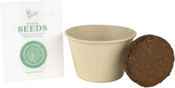 Buzzy Seeds Save The Bees Biodegradable Grow Kit | Herb, Flower Starter Kit - Image 4