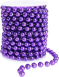 Faux Purple Pearl Beads Garland by YAXINRUI