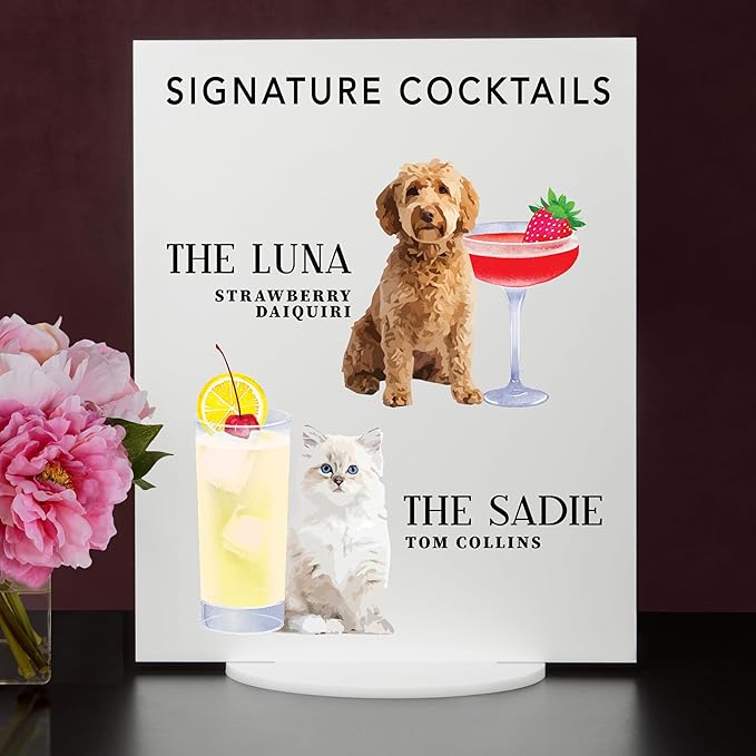 Pet Signature Drink Wedding Signs - Image 2