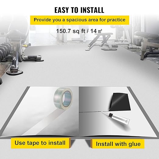 VEVOR Dance Floor, 6.6x23ft Dance Floor Roll, 0.06in Thick PVC Vinyl Dance Floor - Image 4